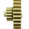 Шестерня редуктора мясорубки Vitek, Saturn, Rolsen, Erisson, Д- 73/28 зубья 35/15шт. (Прямой/прямой)