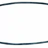 Уплотнитель 370x190мм двери духовки Beko 455920013