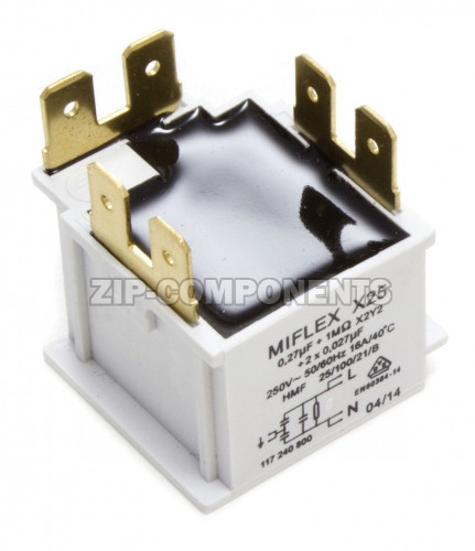 Фильтр сетевой шумоподавляющий конденсатор ZANUSSI 117240800